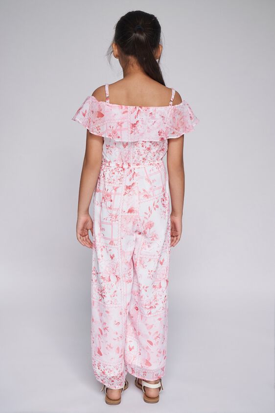 5 - Pink Floral Straight Jumpsuit, image 5