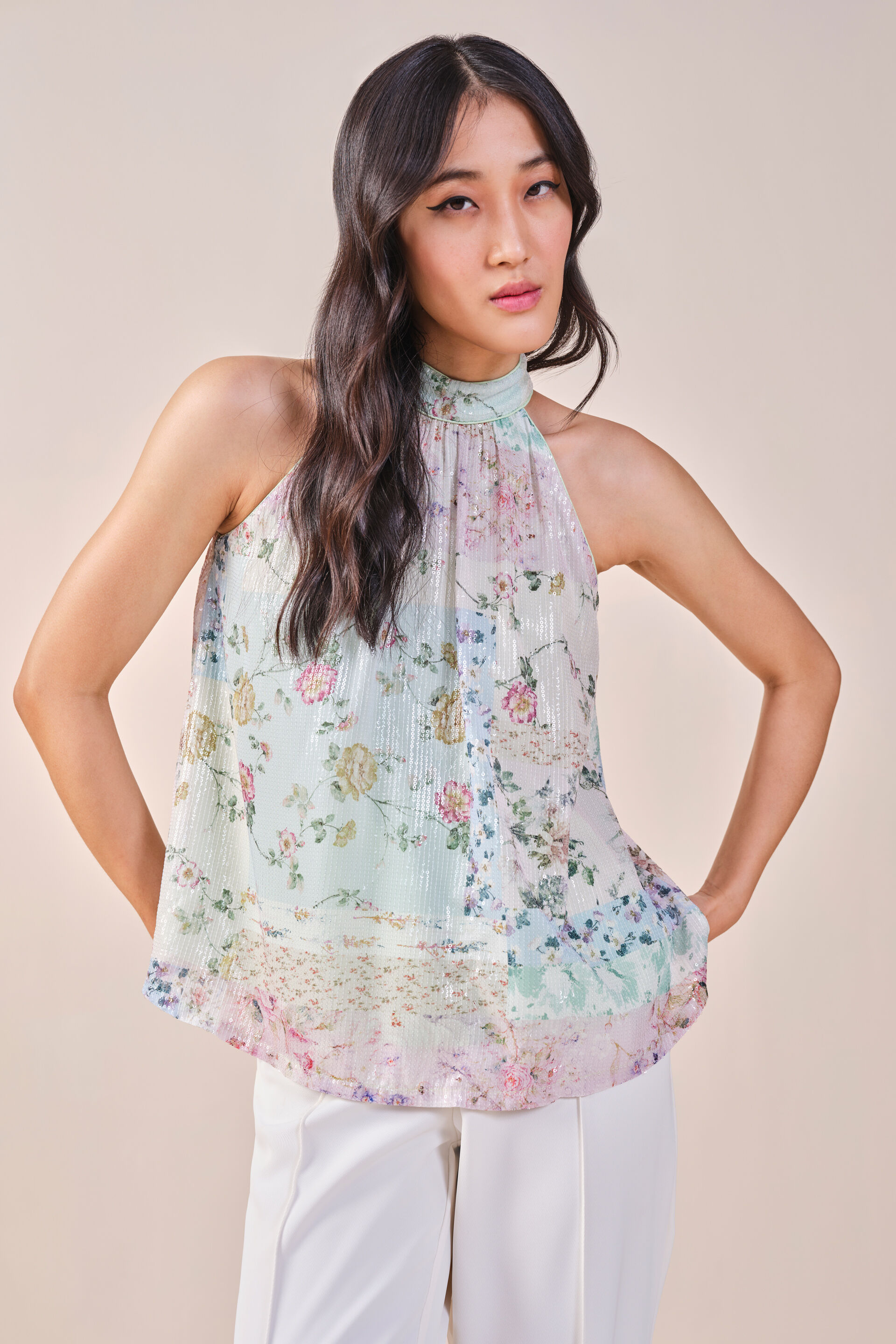 Magnolia Flared Top, Multi Color, image 3