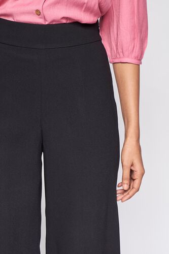 5 - Black Solid Flared Bottom, image 5