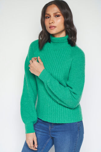 December Daze Sweater, Green, image 3