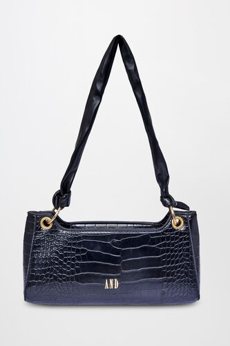 Black Polyurethane Ladies Purse L, , image 1