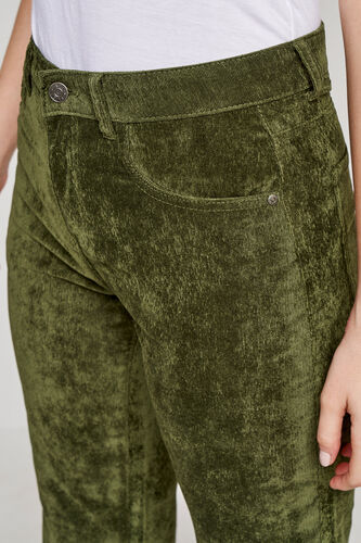 Solid Flared Bottom, Olive, image 5