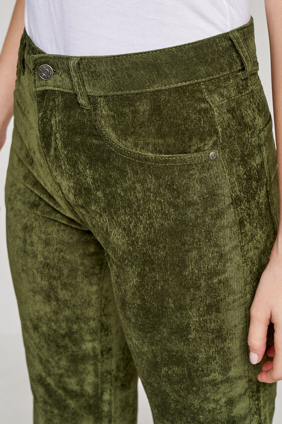 Solid Flared Bottom, Olive, image 5