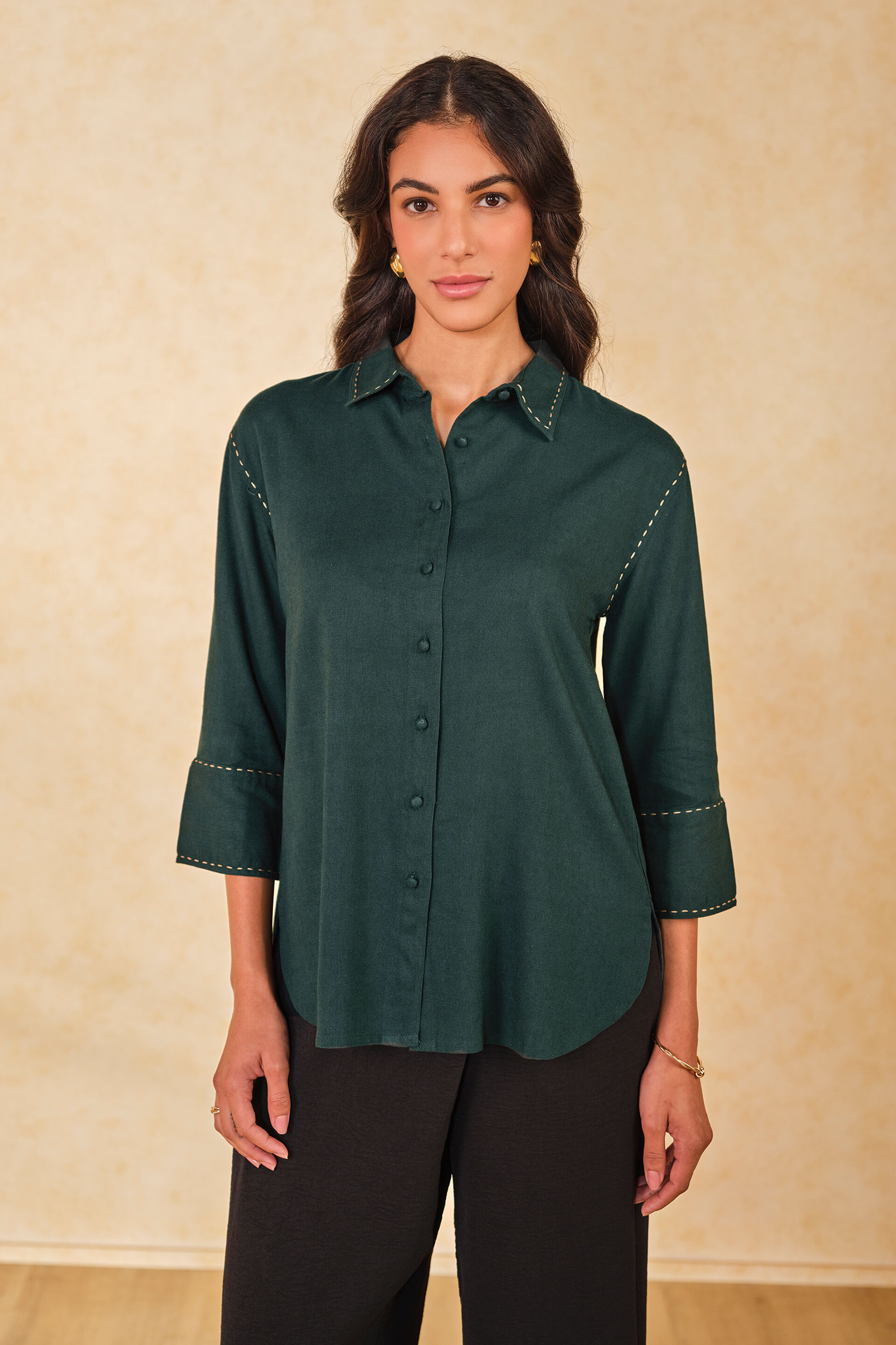 L.Pink Curved Solid Top, , image 2