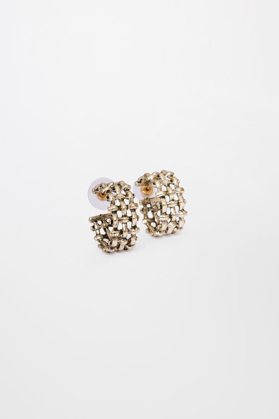 Gold Metal Earring, , image 3