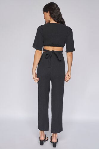 4 - Black Solid Cropped Set, image 4