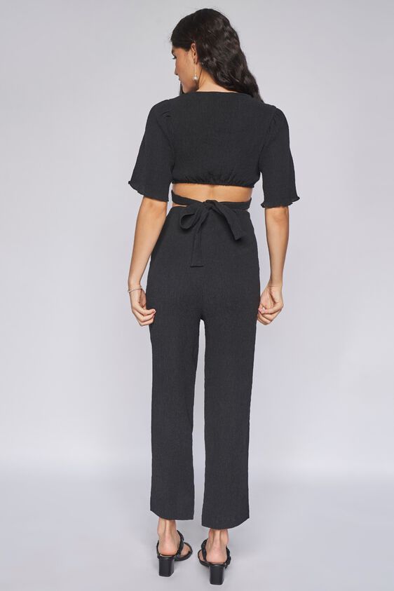 4 - Black Solid Cropped Set, image 4