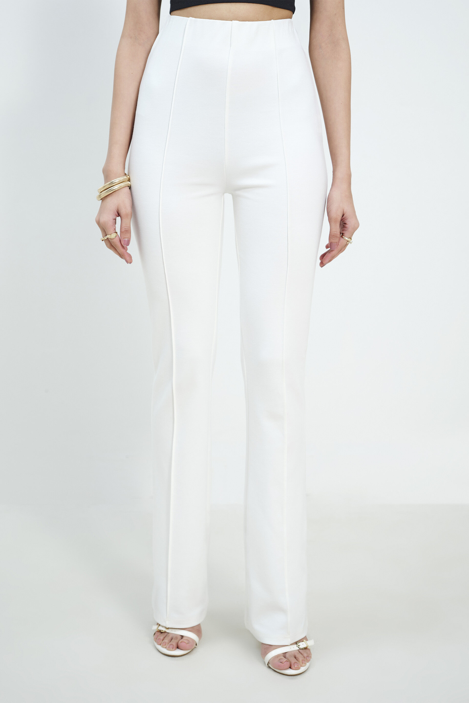 Swan Spell Trousers, White, image 1