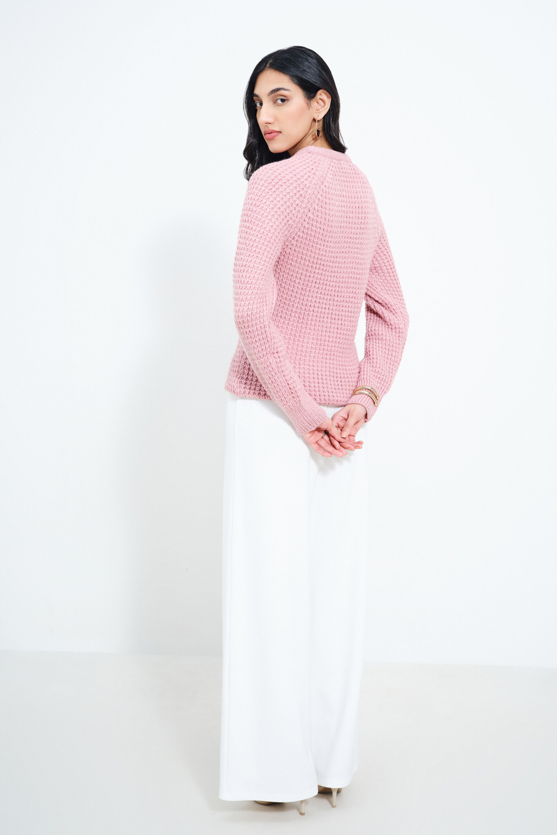 Muted Rose Sweater, Pink, image 7