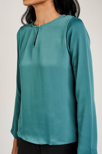 7 - Teal Solid A-Line Top, image 7