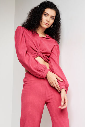 Pink Solid Straight Set, Pink, image 4