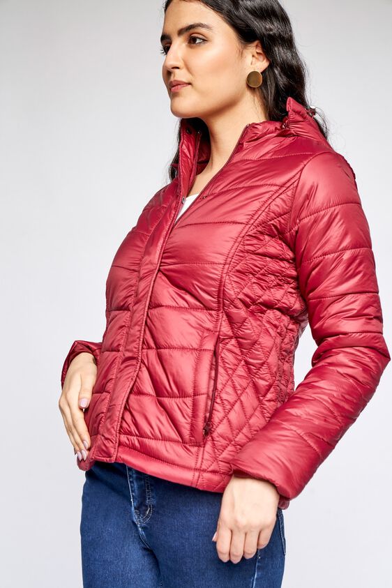 4 - Wine Solid Straight Jacket, image 4