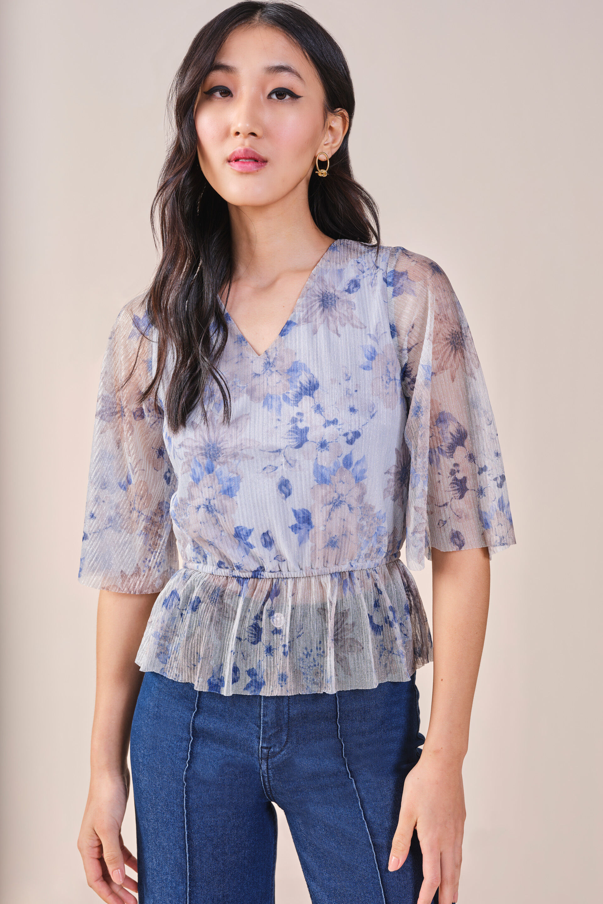 Alaya Shimmer Top, Multi Color, image 1