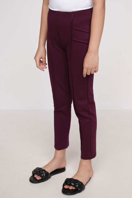 Skinny Straight Bottom, Wine, image 4