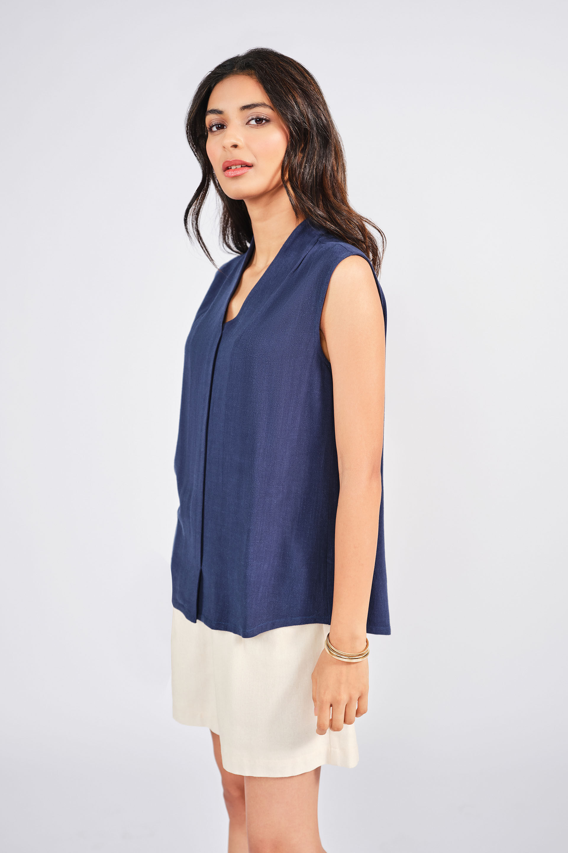 Liko Navy Top, Navy, image 4