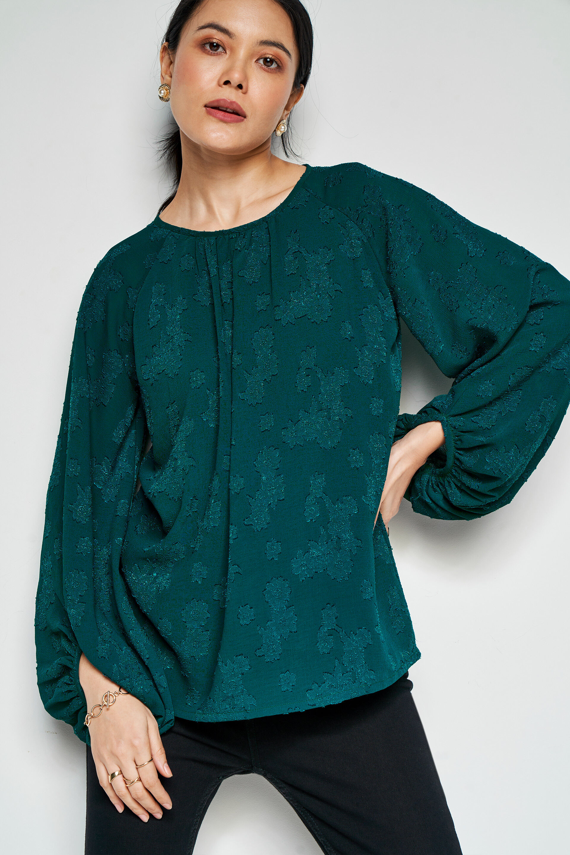 Onyx Top, Emerald Green, image 4
