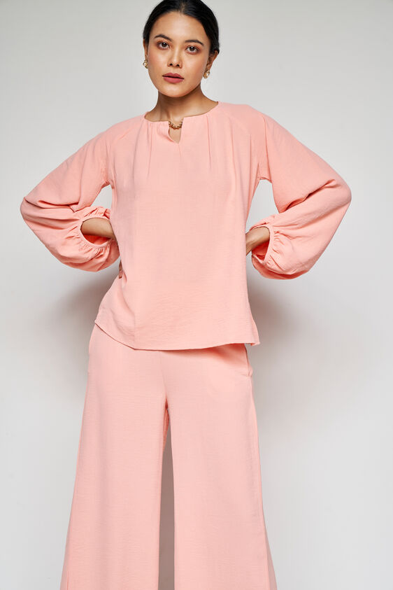 Polite Drama Solid Coord, Peach, image 4