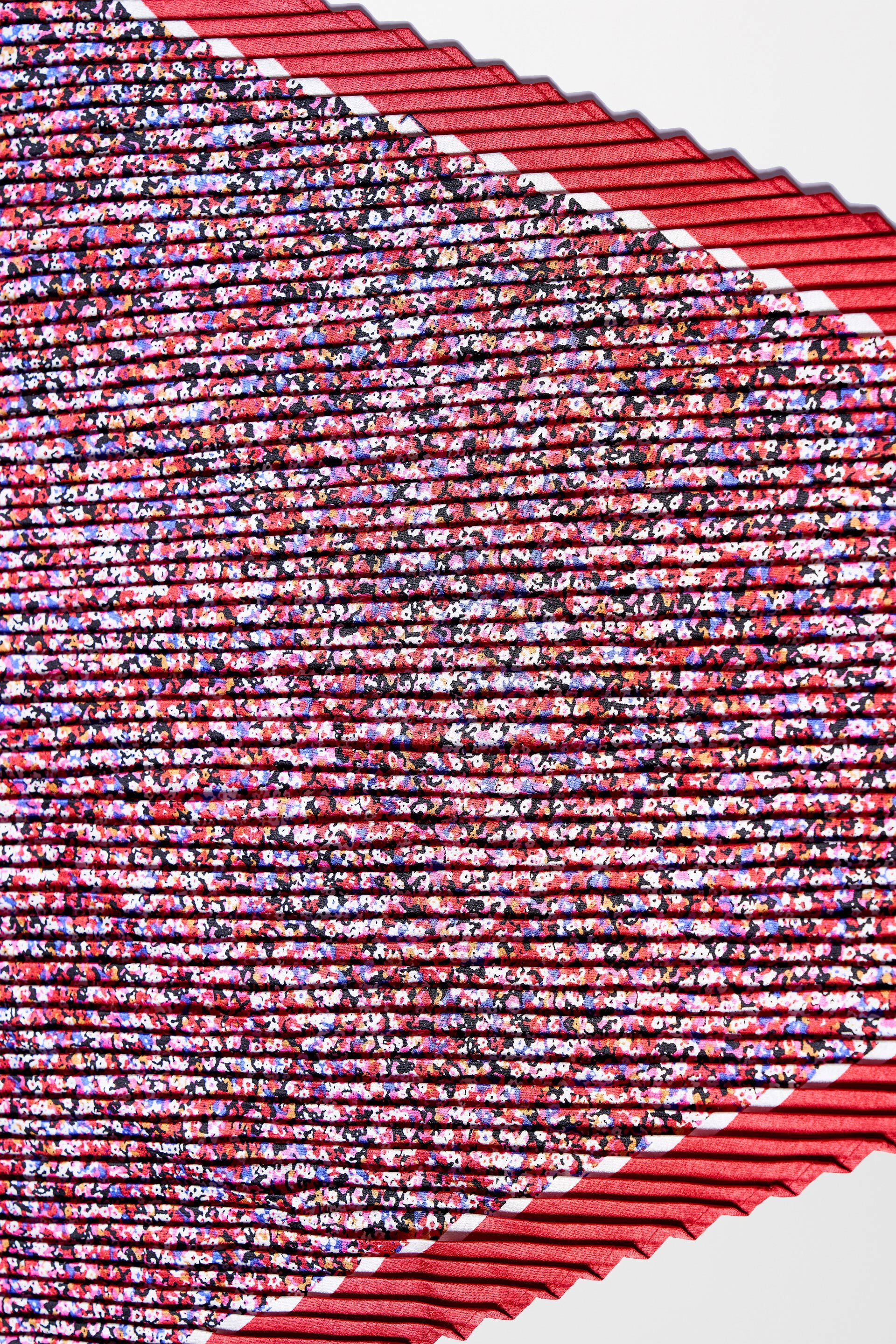 Maroon Satin Scarf, , image 2