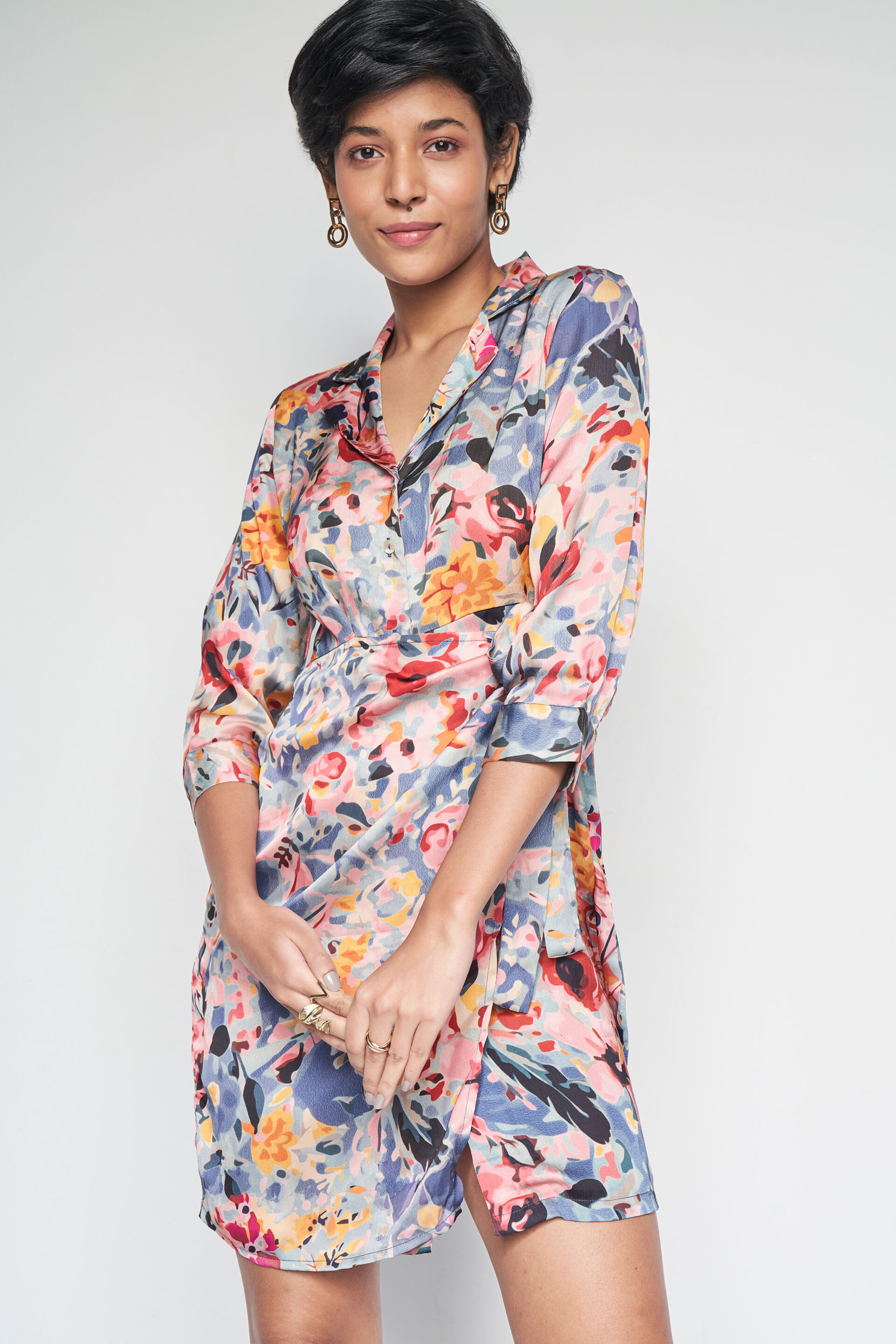 Buy Kaleidoscope Wrap Dress Online for Women from AND India