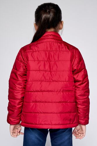 3 - Red Solid Straight Jacket, image 3
