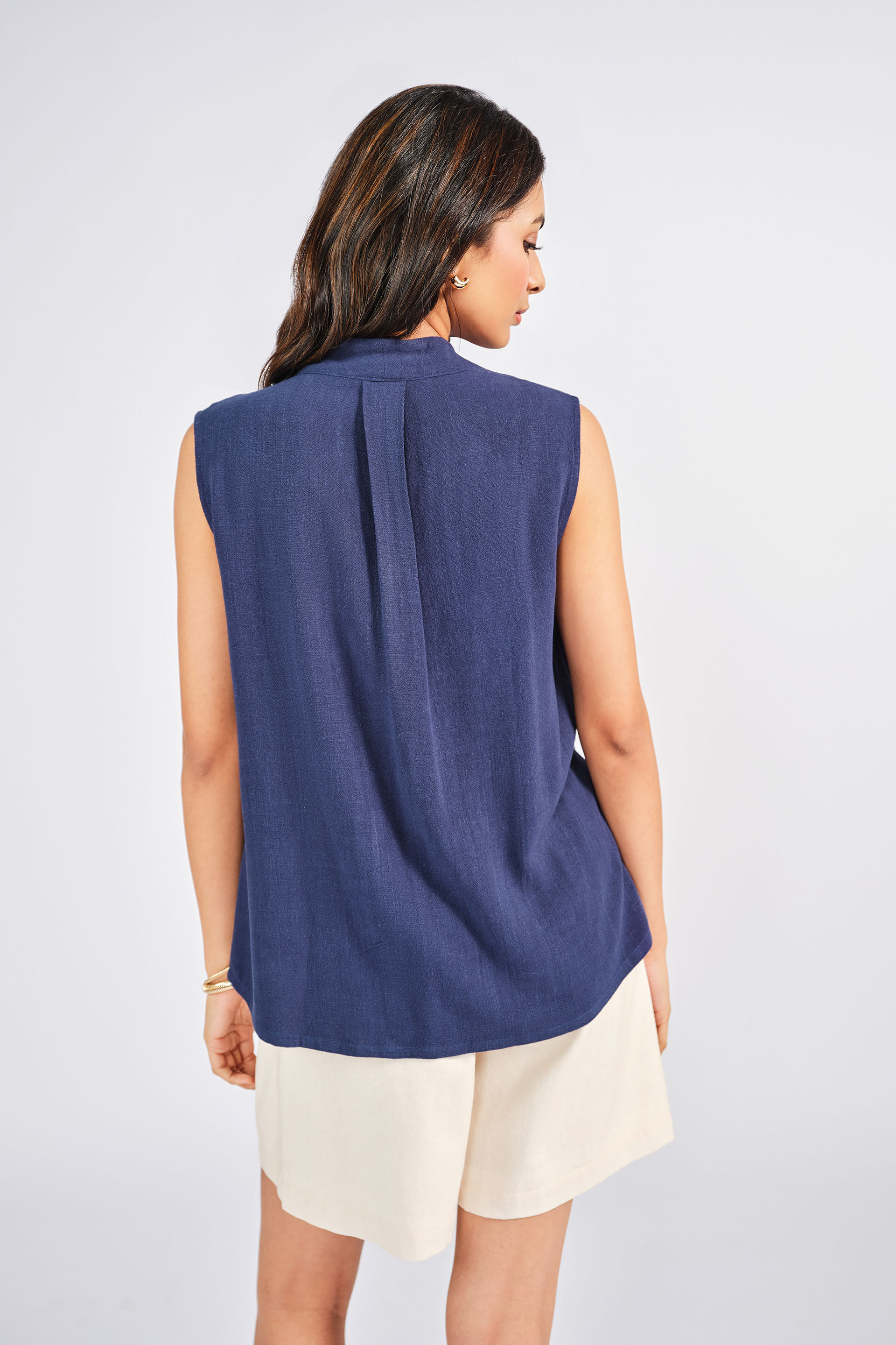 Liko Navy Top, Navy, image 5