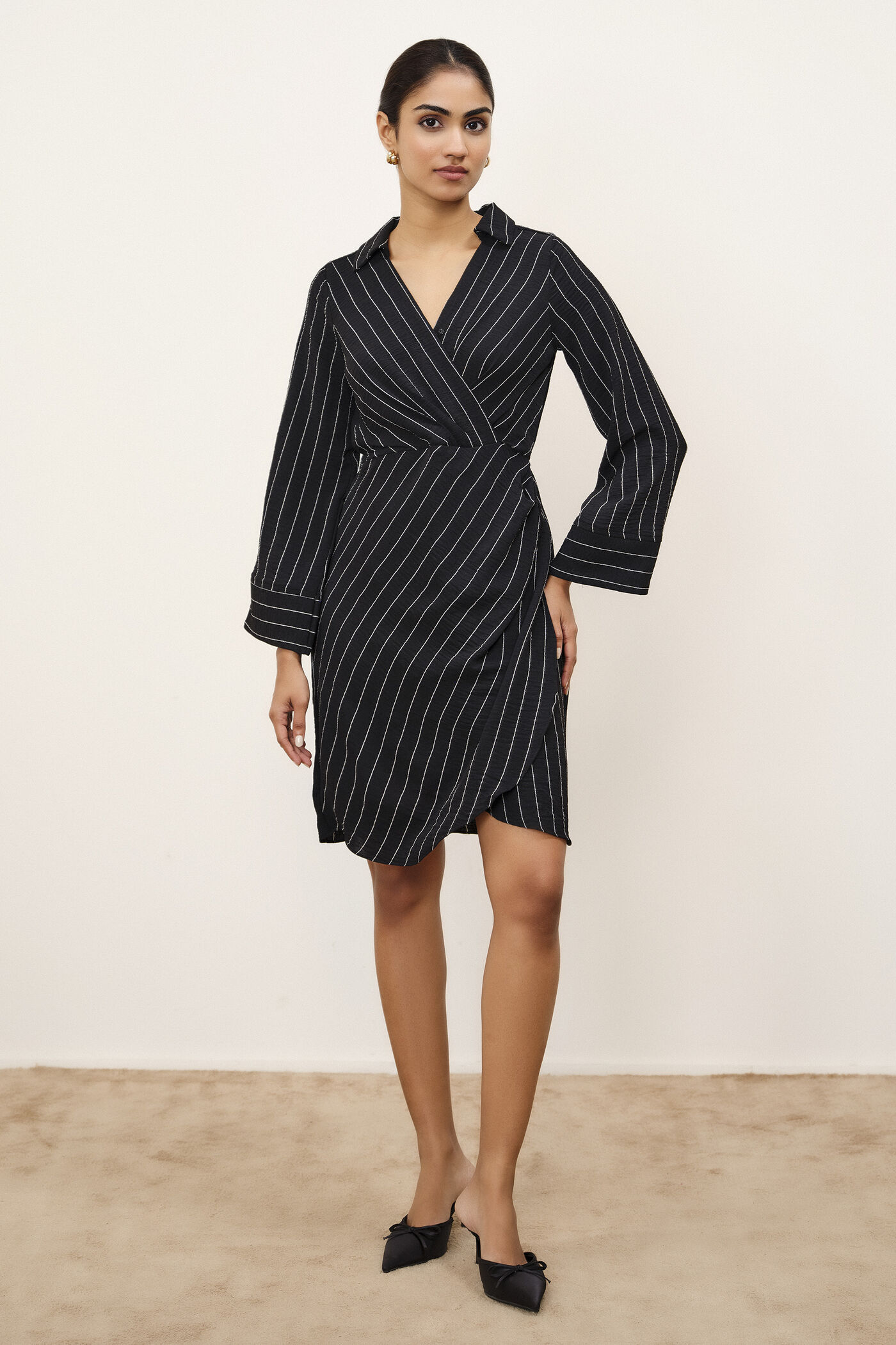 ladies pinstripe dress Florence Pinstripe Suit Dress
