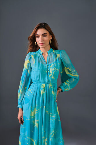 Calm Hues Dress, Turquoise, image 5
