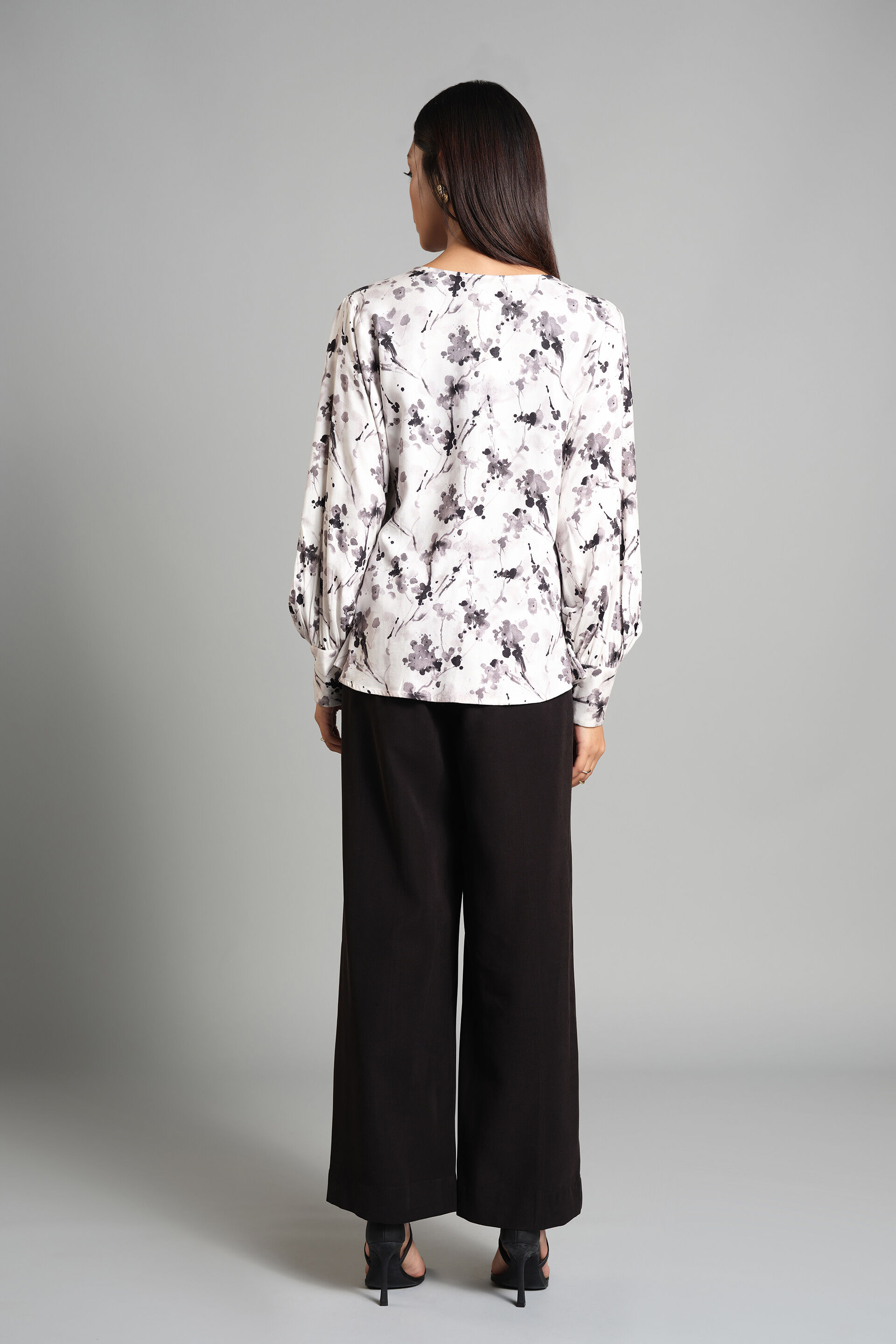 Mountain Flower Top, White, image 4