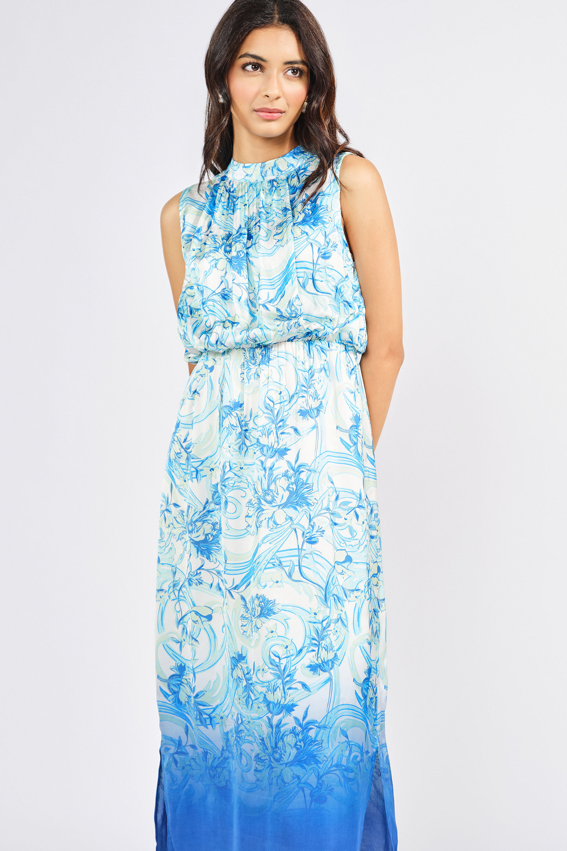 Blue Skies & Daisies Dress, Blue, image 2