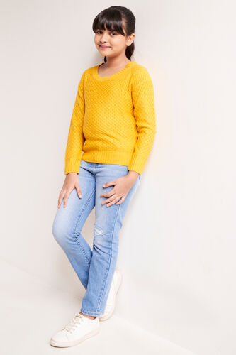 Solid Straight Top, Yellow, image 1