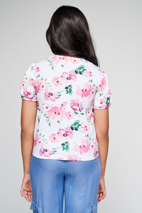 Rosebud t-shirt, White, image 3