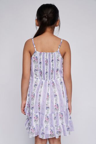 7 - White Floral Flared Dress, image 7