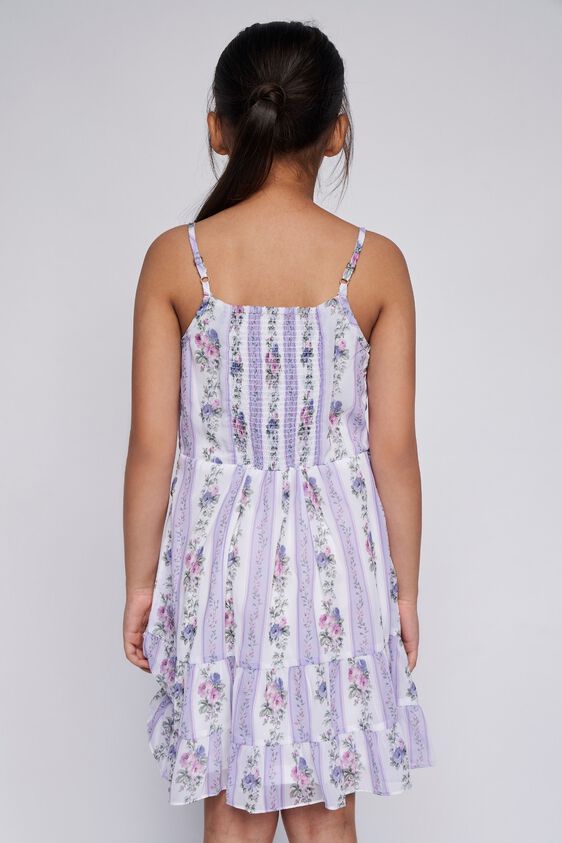 7 - White Floral Flared Dress, image 7