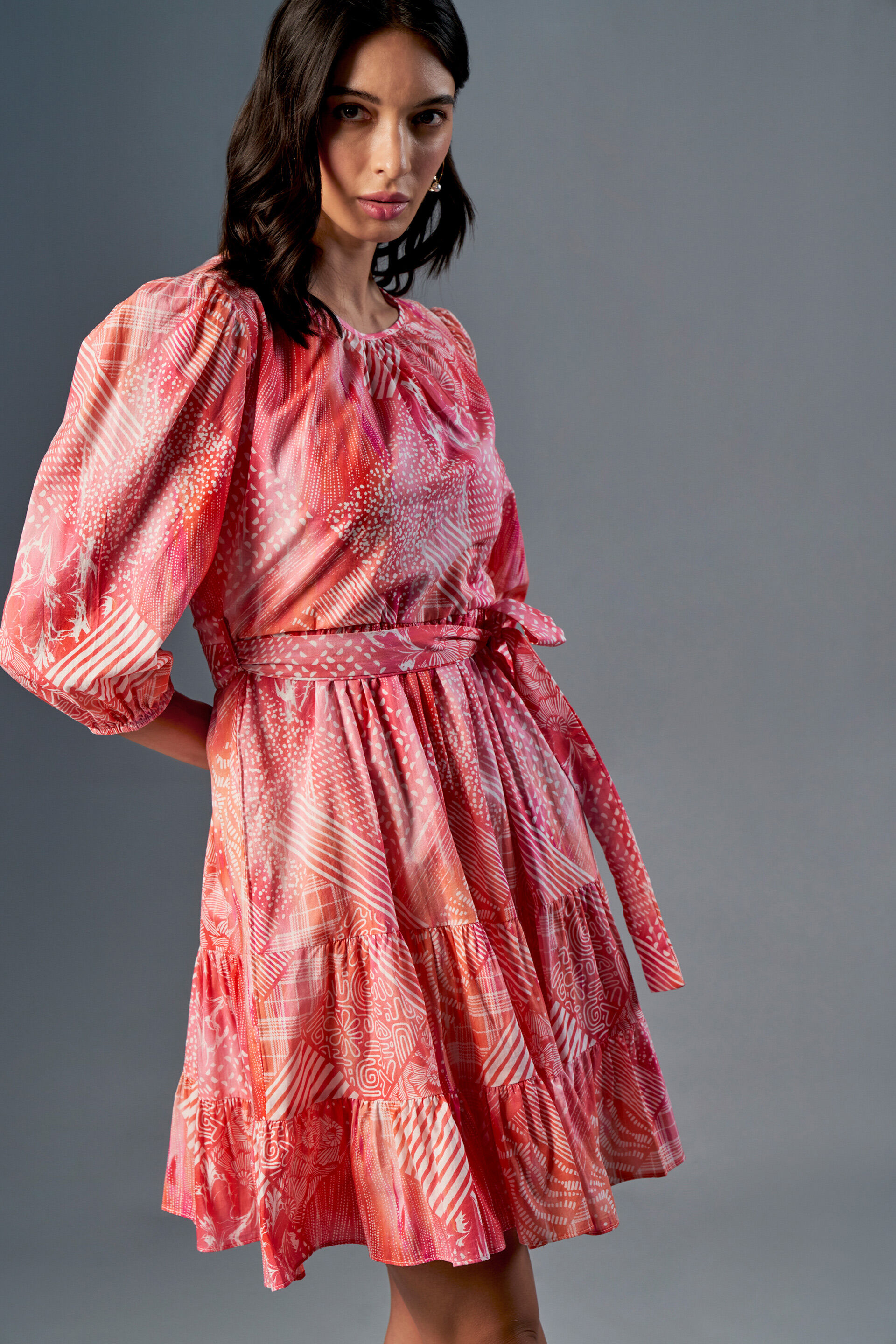 Coral Play Dress, Coral, image 5