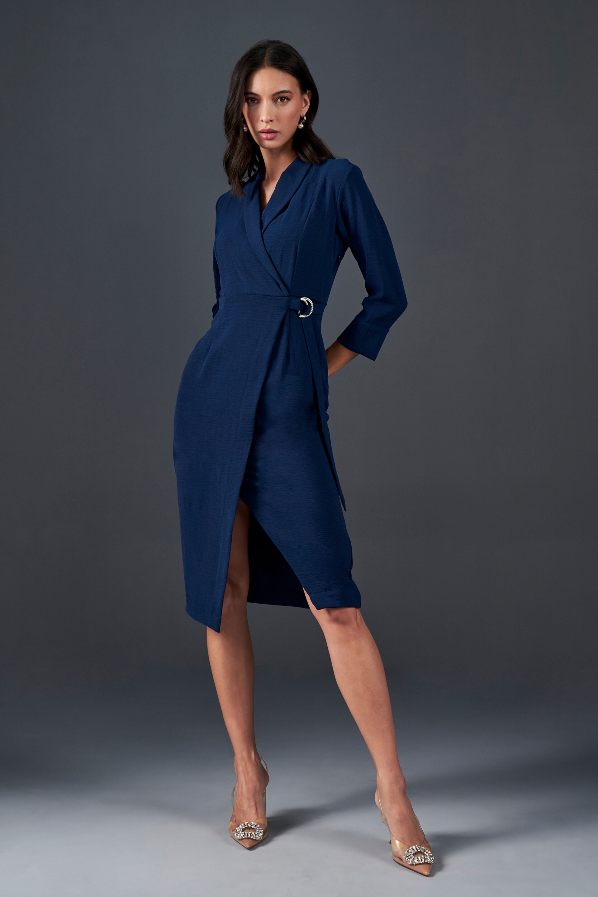 Cosmo-polished Dress, Blue, image 2