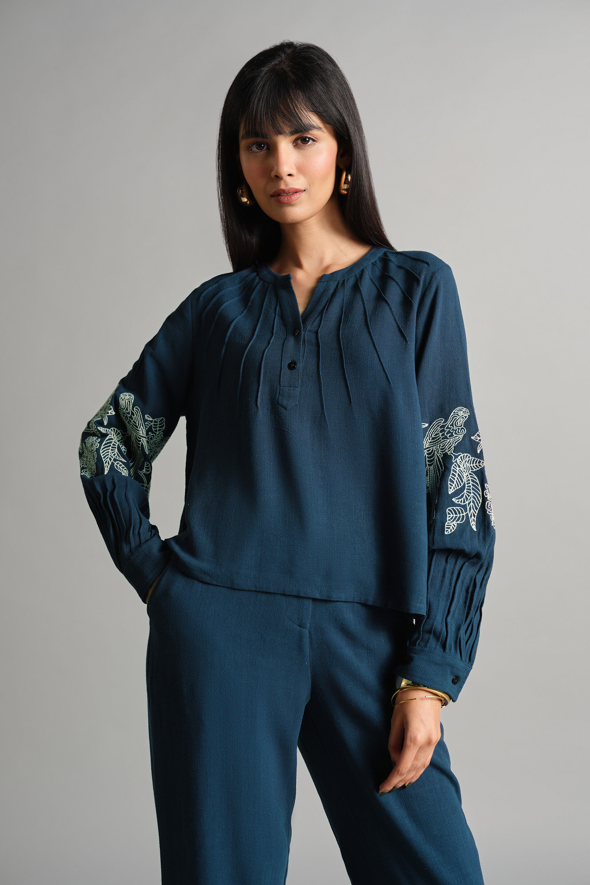 Blue Bliss Co-ord, Navy, image 3