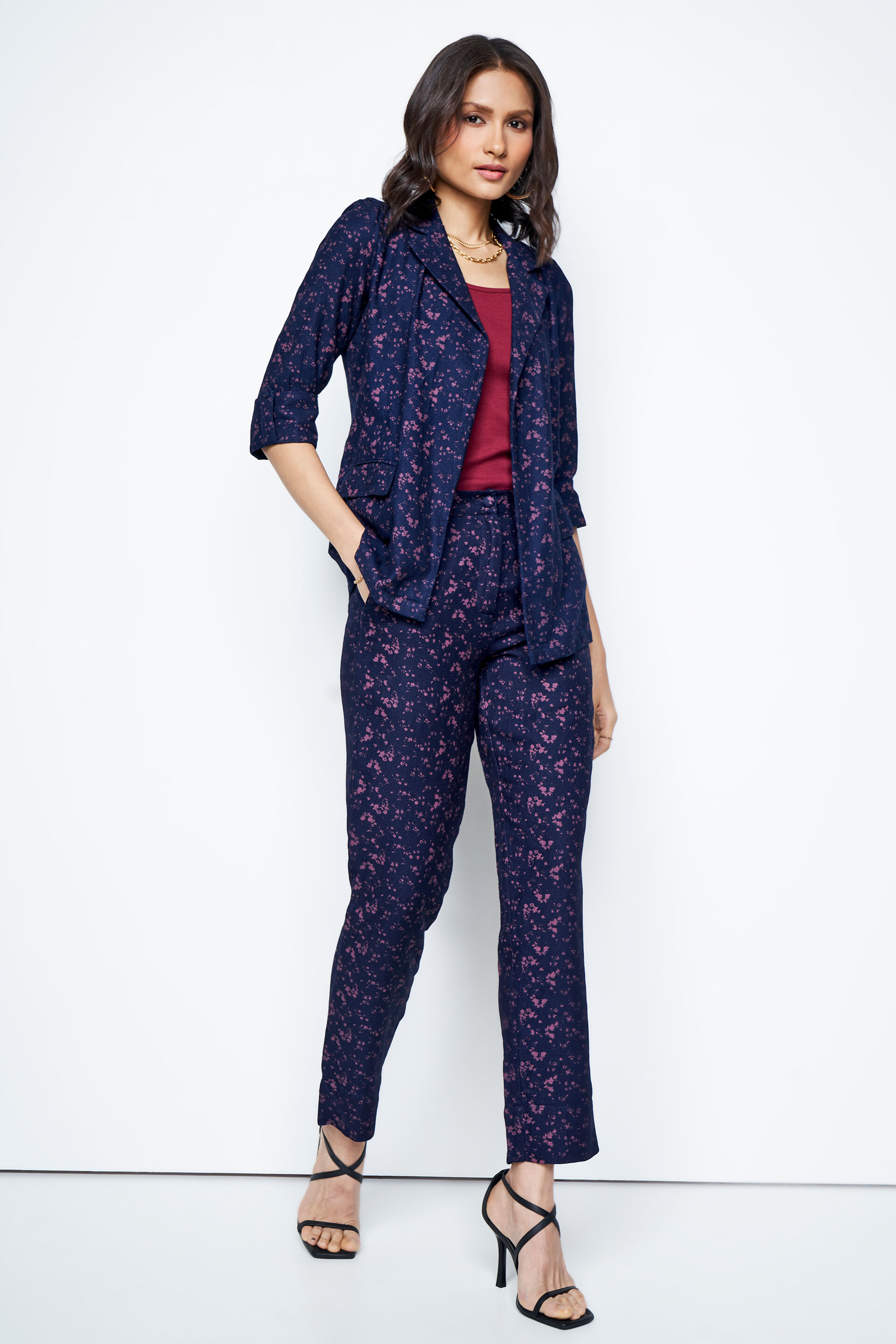 Pattern Play Parade Co-ords Set, Navy Blue, image 1