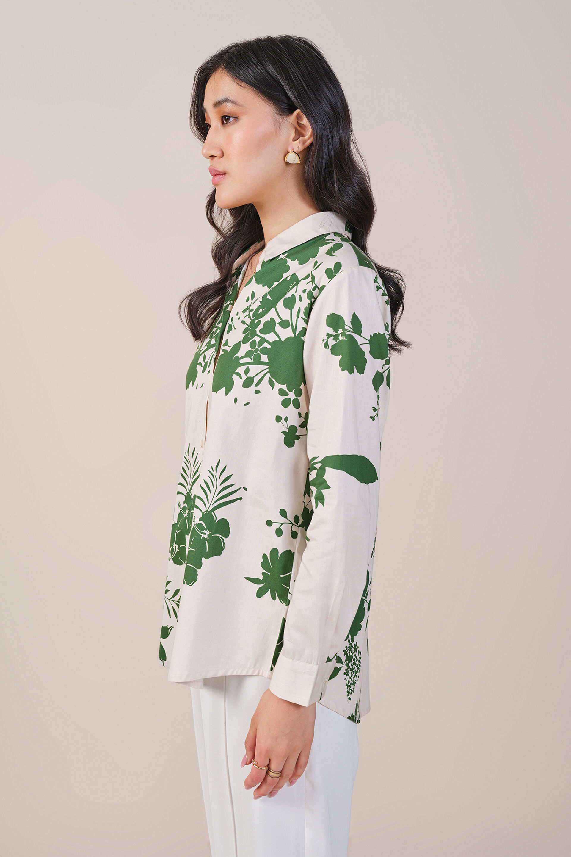 Tropic Blossom Shirt, White, image 7