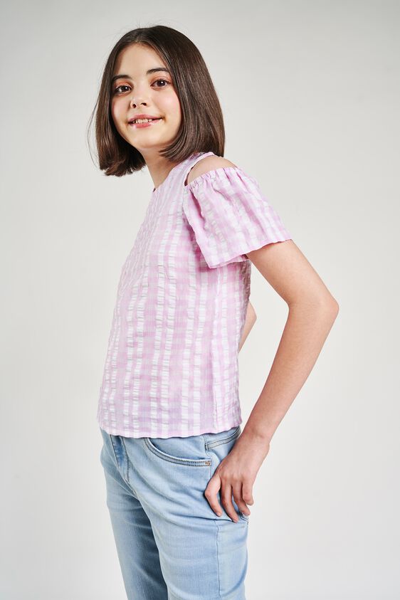 4 - Pink Checked A-Line Top, image 4