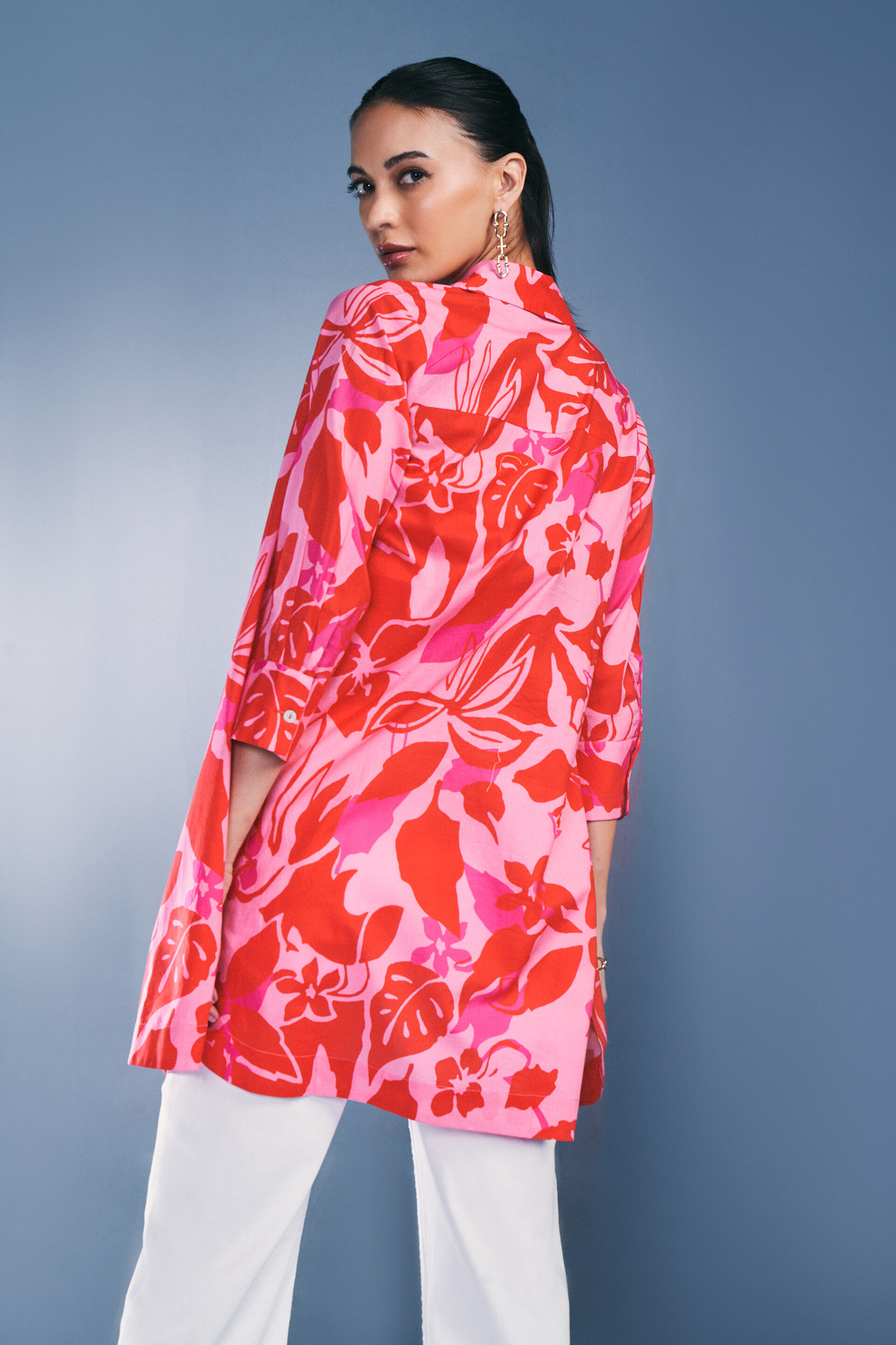 Floral Sunshine Top, Pink, image 4