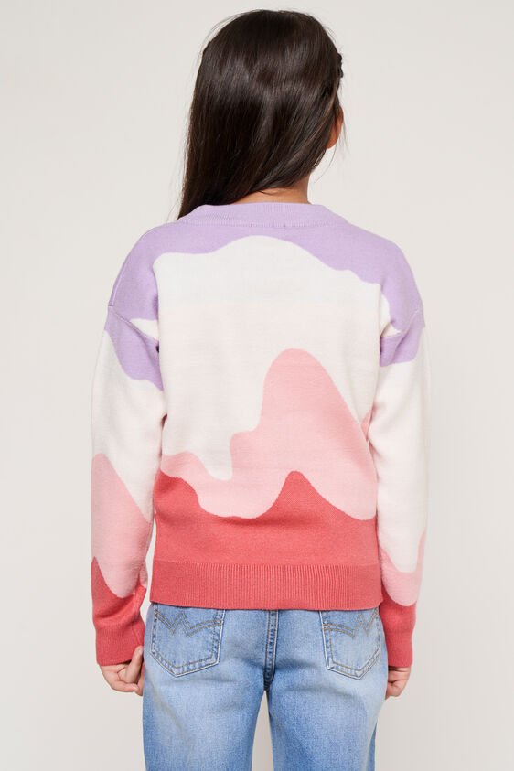 Multi Color Abstract High Neck Top, Multi Color, image 4