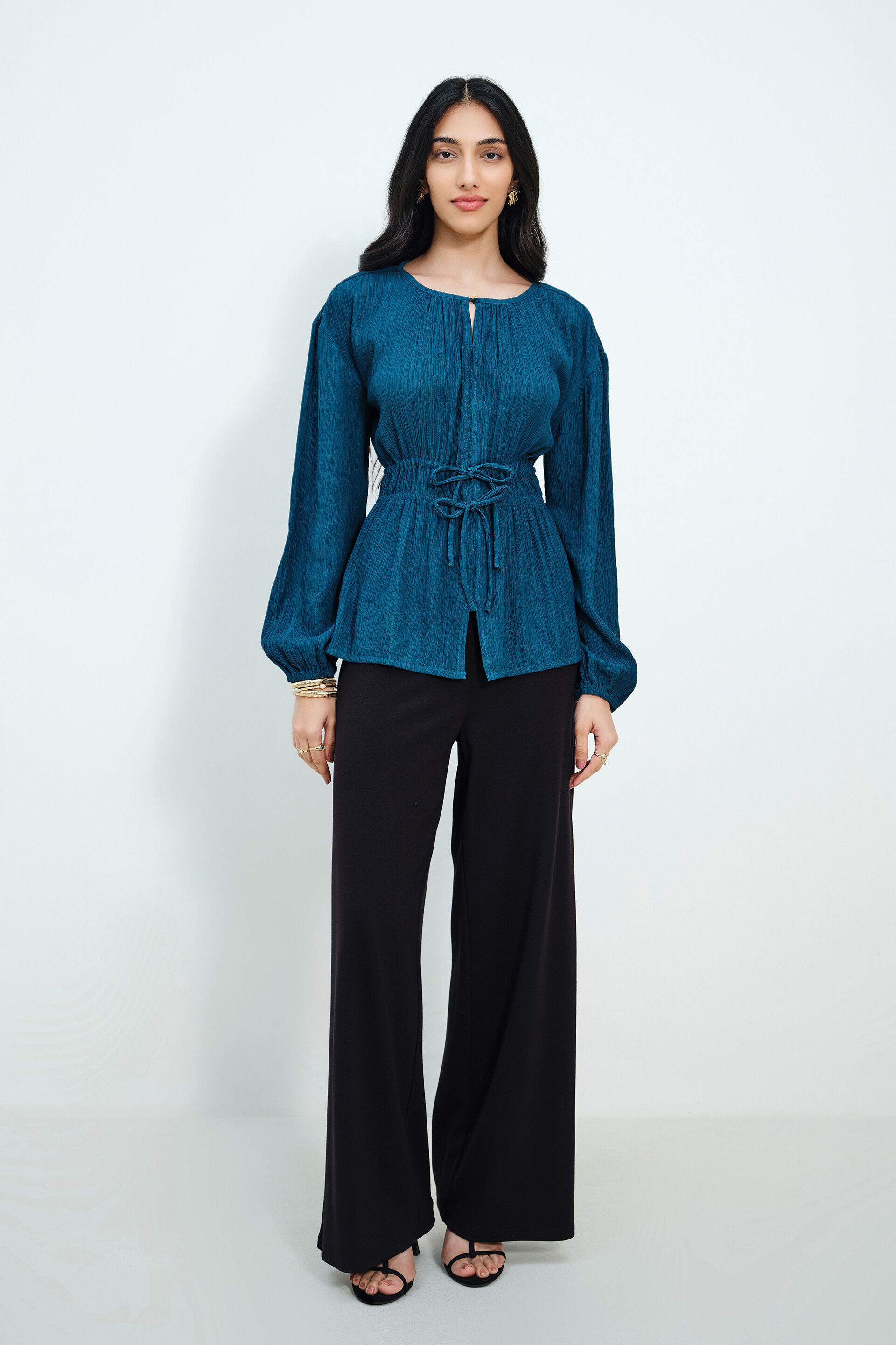 Twinkle Teal Top, Teal, image 1