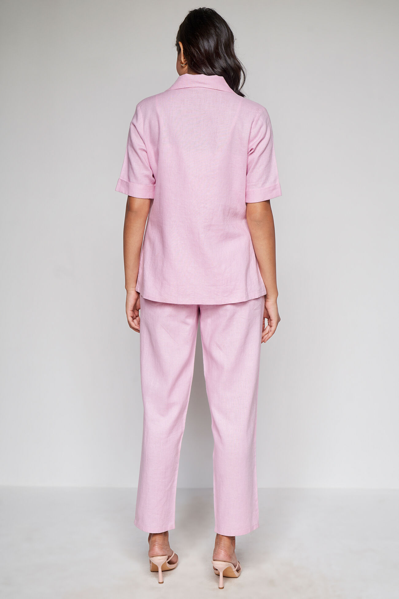 Pink Floral Straight Set-3, Pink, image 5