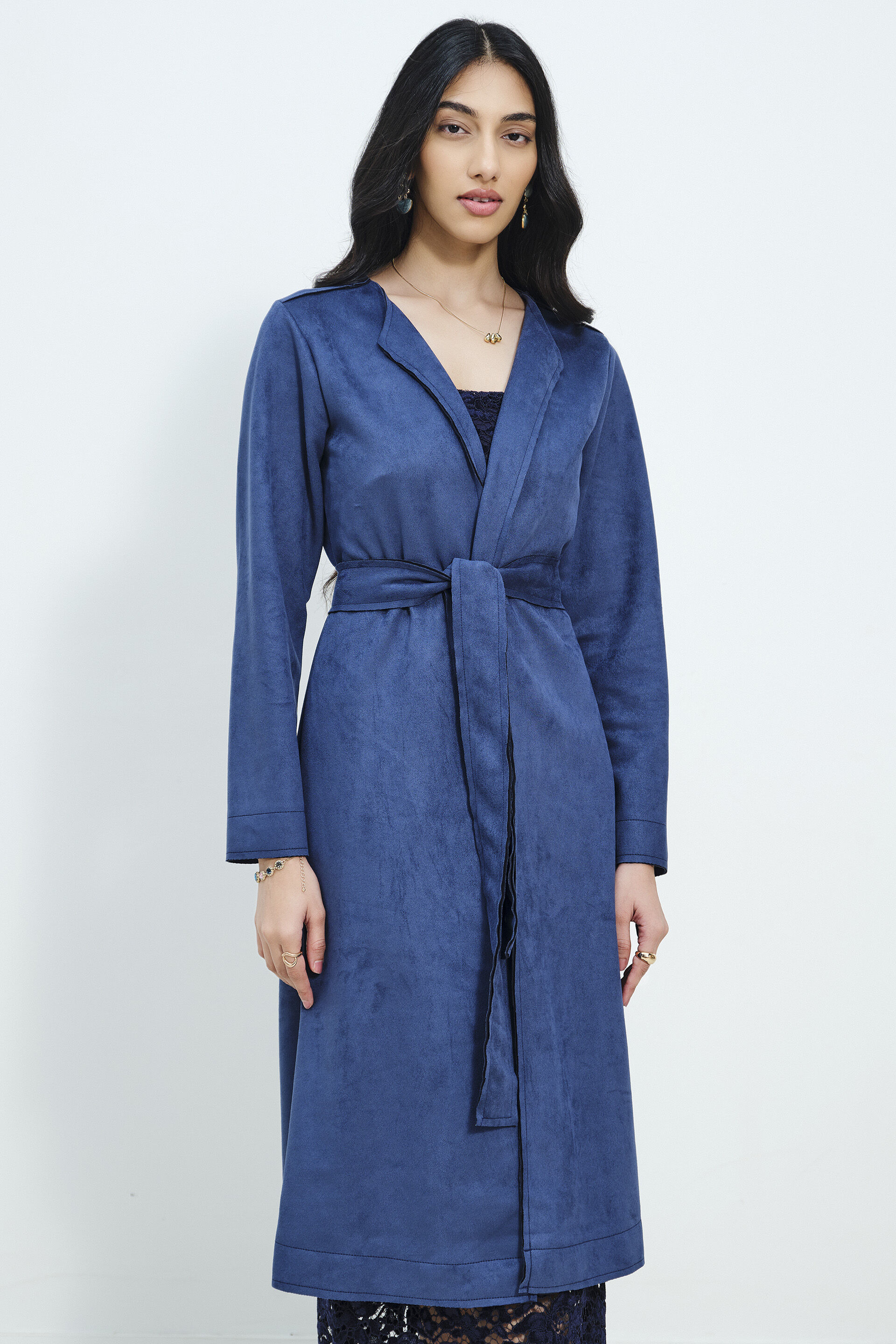 Blue Crush Overcoat, Blue, image 2