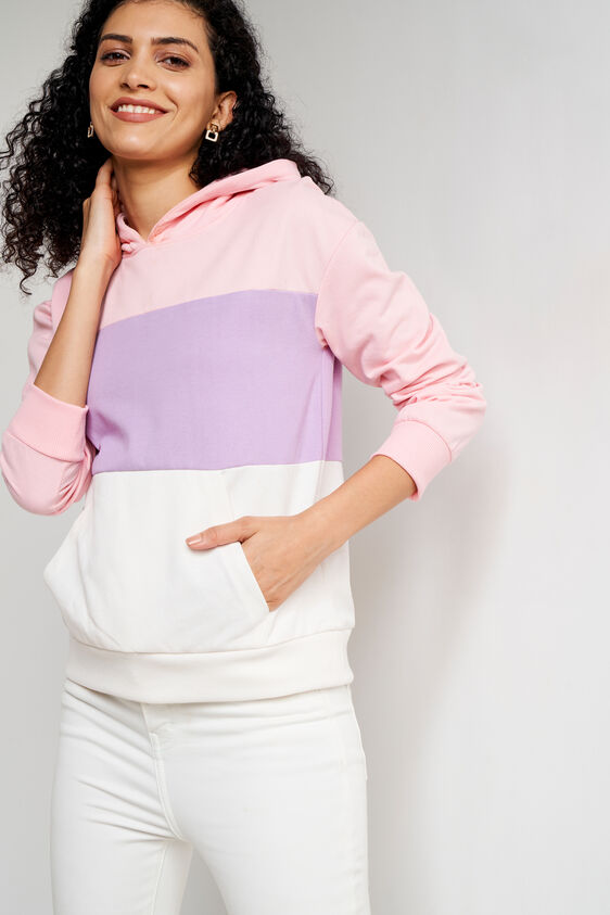Multi Color High Neck Straight Top, Multi Color, image 1