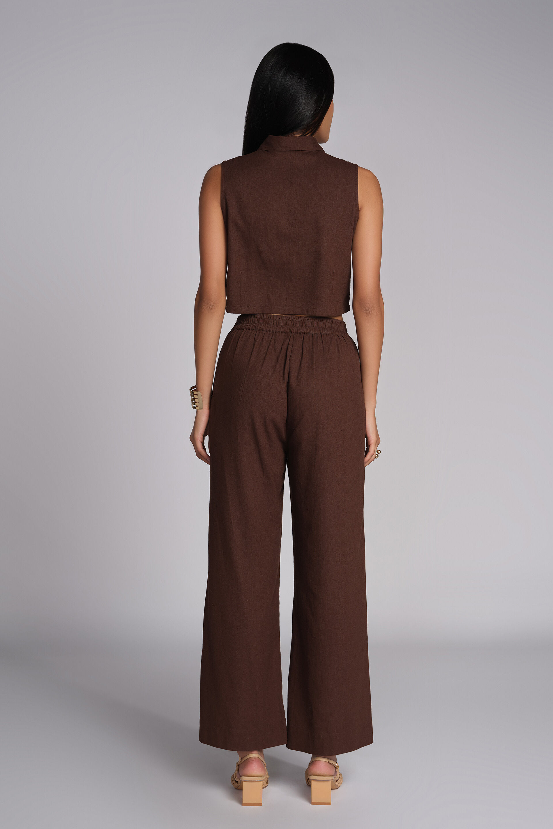 Coffee Hues Co-ord Set, Brown, image 5