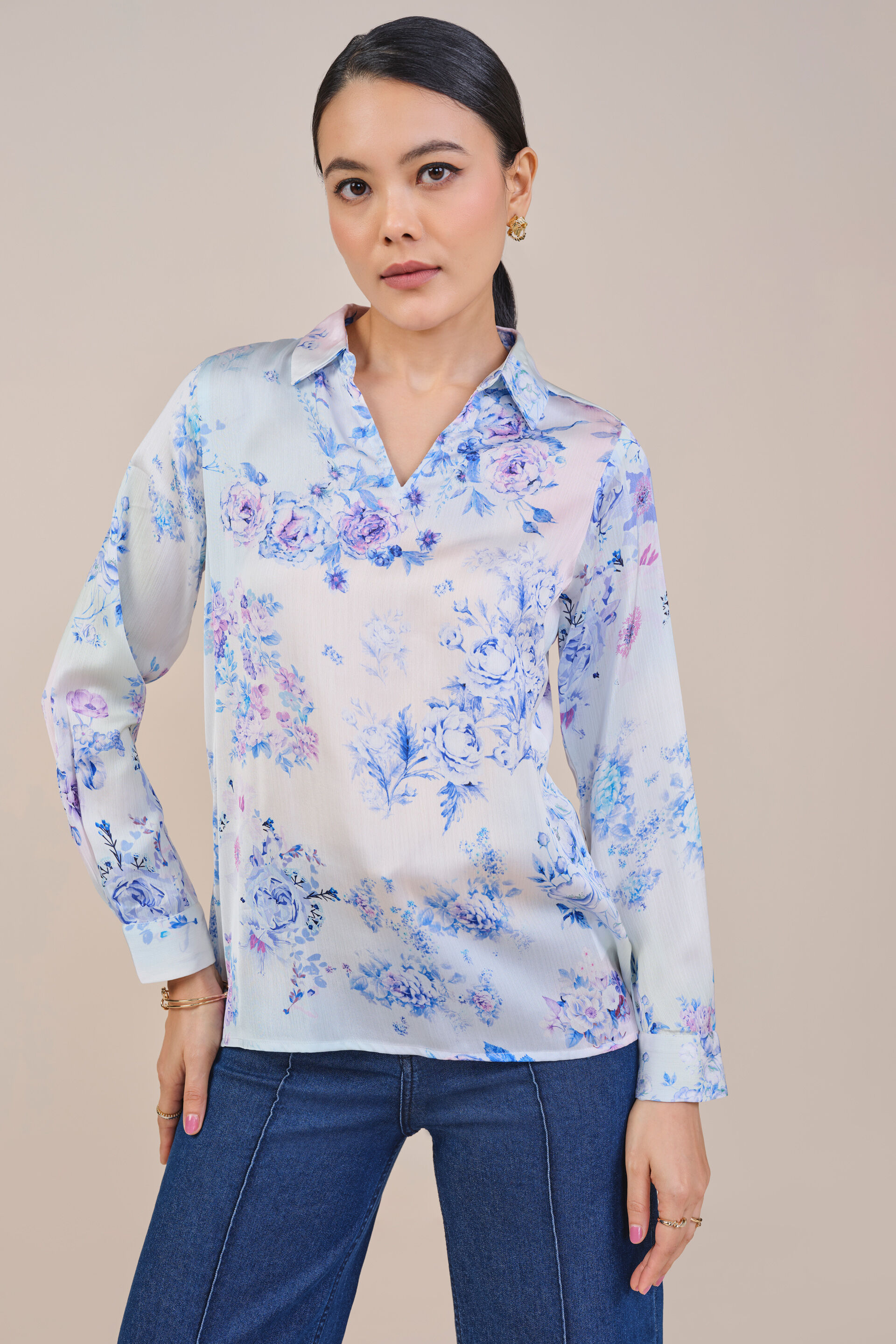 Pastel Hues Top, Blue, image 5