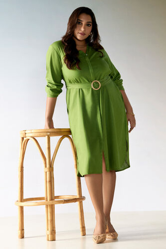 Modern Muse shirt dress, Green, image 3