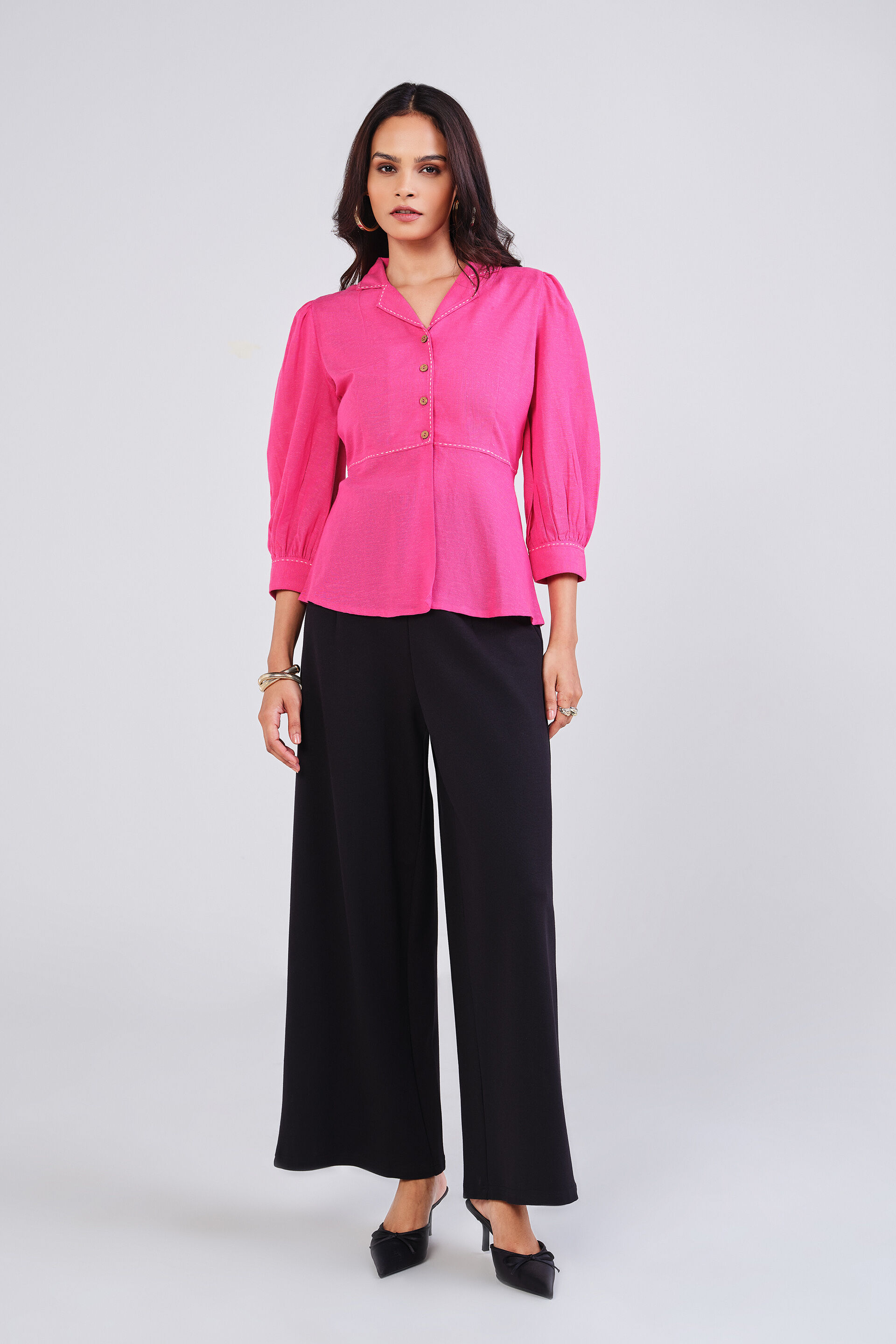 Pinkray Top, Pink, image 2