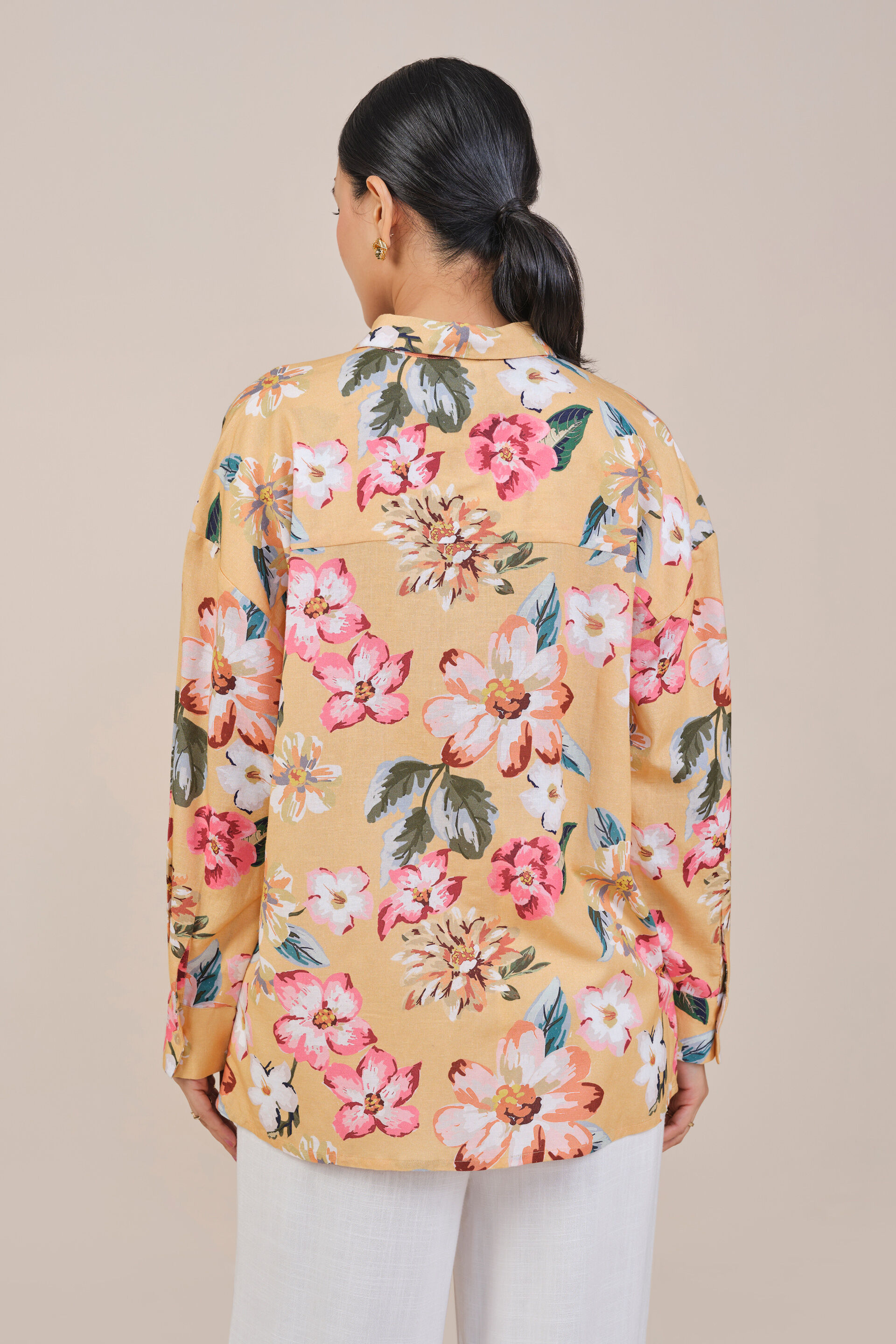 Fiorella Shirt, Yellow, image 5